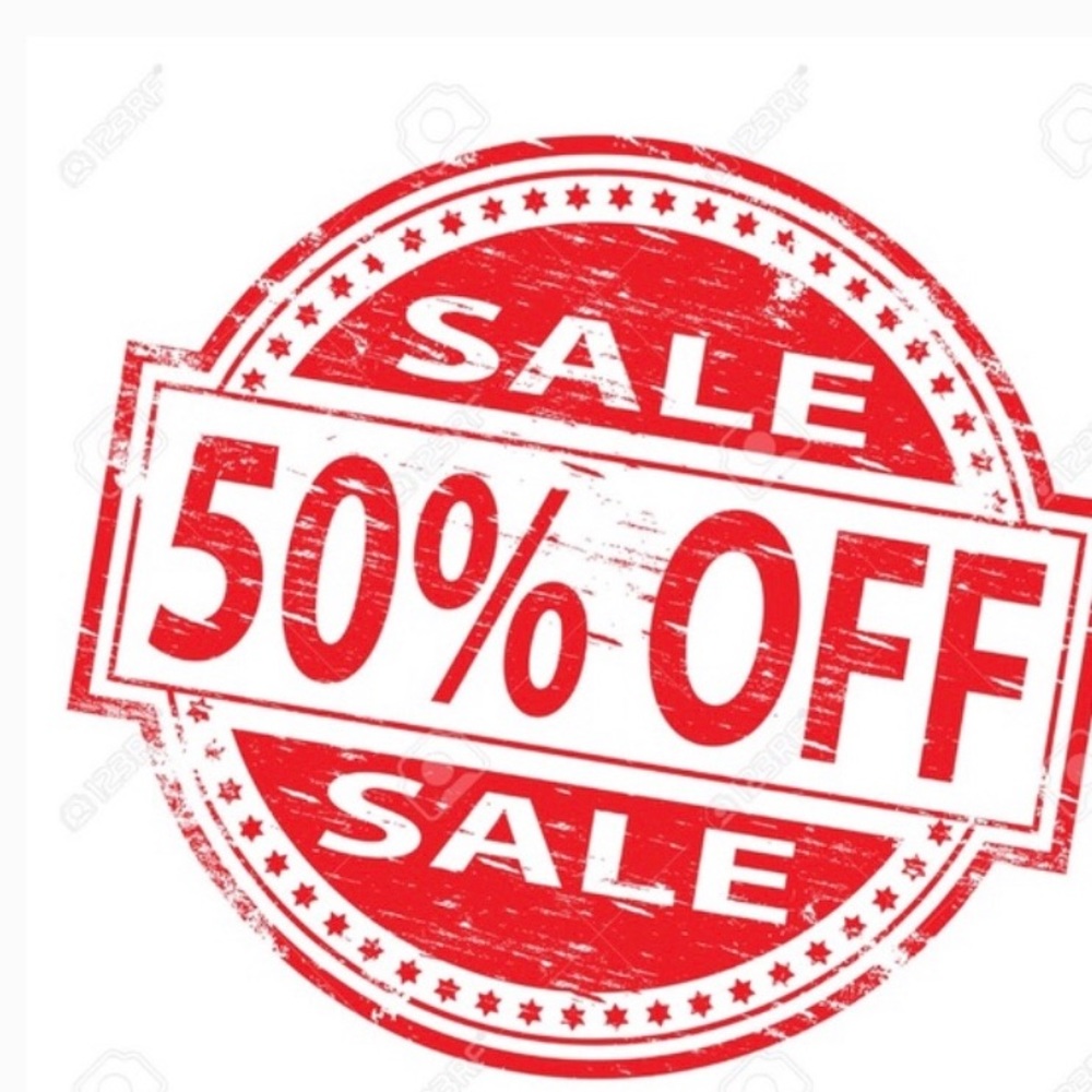 50 percent off everything